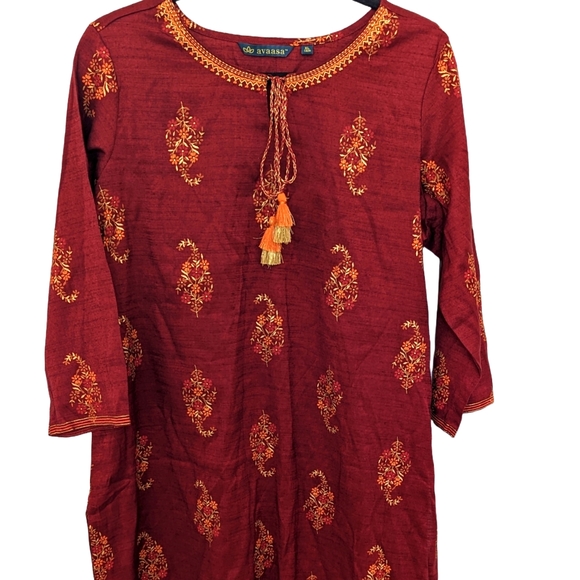 Festive cotton kurta - Picture 2 of 3